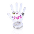 Creative Acrylic Display Holder for Rings, Clear Perspex Display